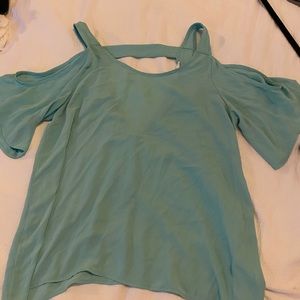 Teal blouse
